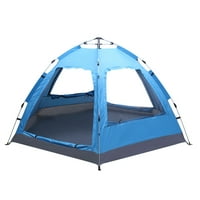 Kamp TENT, YoFe prenosiv trenutak pop up šator, automatski pop up kamp šator s torbom, porodičnim šatorom za 3- osobu, pop up kamp šator za planinarenje, plavo, R4835