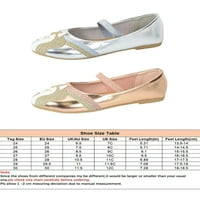 Gomelly Children Haljina cipele Comfort Mary Jane Princess Stanovi Ležerne prilike za cipele Djeca Gold 12c