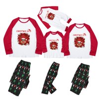bvgfsahne božićne božićne pidžame za djecu Ispis dječje organske pamučne djevojke božićne pidžame
