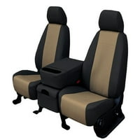 Calrend prednje kante FAU kožne poklopce sjedala za 2007- Nissan 350z - NS113-05L SANDSTONONI Umetanje i ukrašavanje