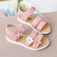 Dječje djece Dječje djevojke cvjetne gumene sandale Neklizne cipele Cross Sandals Papuče veliko dijete