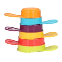 Šalice za slaganje kupaonice, šalice za bebe Šalice igračke rane obrazovne savršene poklone gniježđenje za igre za vodu