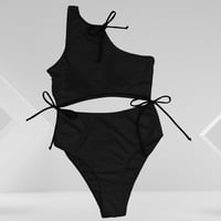Tankini kupaći odijela za žene usko učvršćena čipkasta otvorena struka Ženska podijeljena kupaći kostim kupaćih kupaćih kostimi