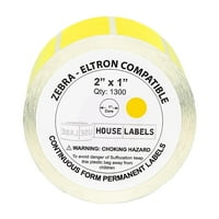 2 1 Yellow barcode etikete 1 Kompatibilni sa i pisači, rolne 1, naljepnice po rolu