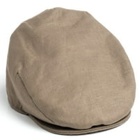 Hanan Hats Vintage Vožnja kapa posteljina muški ravni šešir ručno izrađen u Irskoj