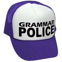 Policija - smiješna parodija šala gag - kapu za kamiondžija za odrasle, ljubičasta