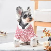 Zimski kaput za kućne ljubimce Mala odjeća za pse Topla dog Cloret Corduroy Coat Jacket Puppy Outfit Dog Zimska jakna