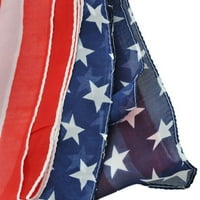 Ženska djevojka šalovi američke zastave za zastavu Patriotski tematski šalovi