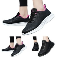 Ženske platforme patike Nelizne cipele Lagane cipele za hodanje Ne klizašne radne cipele, crna, 8