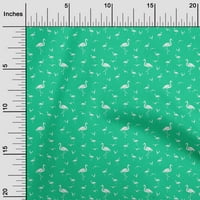 Onuone pamuk fle zelene tkanine flamingo DIY odjeće quilting tkanina ispis tkanina sa dvorištem širom