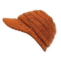 Unizovan za odrasle Udobnost topli zimski pleteni šešir za vanjsku sportsku skijašku kapu