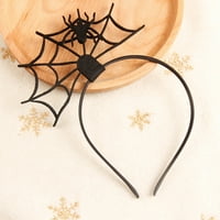 Ruhuadgb Halloween Halloween Half O Horn Spider Sun Witch Hat Bat Wing Festival Party Trake Performance Read Propes Dodaci za kosu