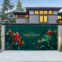 Božićna vanjska garažna vrata TAPESTRY Tkanina za odmor za zabavu Pozadina krpa Uklapanje visećih tkanine Višejezice