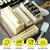 Destipet set sushi maker komplet plastični suši kalupi Easy DIY kuhanje suši sabira komplet riže kit kit