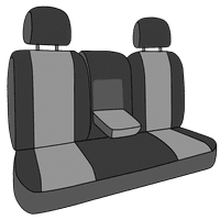 Caltrend Stražnji podijeljeni stražnji i čvrsti jastuk Neoprenske poklopce sjedala za 2014.-Mazda - MA146-04PA plavi umetak i obloži