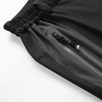 Tuphregyow muške pamučne hlače patchwork opušteno gradijent boja treninzi pantalone sa džepovima casual multi-džepovi vrećaste jogger hlače u zbirku planinarske hlače crna s
