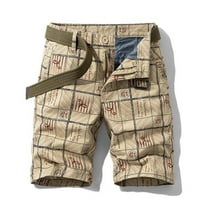 CLLios muške kratke hlače plus veličina Multi džepovi Hlače za borbene kratke hlače Udobne kampiranje teretnih kratkih hlača