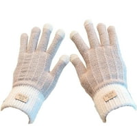 Zimske rukavice za žene, topla elastična manžetna termalna rukavica