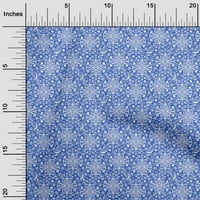 Onuone pamuk fle srednje plava tkanina azijska ukrasna haljina materijala od tkanine za ispis tkanina sa dvorištem širom