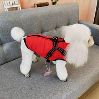 Jakna za kućne ljubimce sa kabelskim vjetrootpornim zimskim kućnim ljubimcima podstavljen kaput za Chihuahua Francuski buldog PET štene Yorkvie Outfits