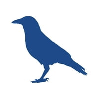 Crow naljepnica naljepnica Die Cut - samoljepljivi vinil - Vremenska zaštitna - izrađena u SAD - Mnogo boja i veličina - Raven Blackbird V1