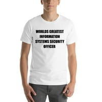 Najveći svjetski informacijski sustavi službenik za sigurnost kratkih rukava pamučna majica po nedefiniranim poklonima