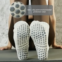 Mairbeon Pair joga čarape za pranje prozračne ergonomije elastične tople noge Pamučne profesionalne Srednje telesnih sportske čarape za sport