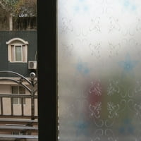 Dekorativni film o prozoru za zaštitu od privatnosti, uklonjivi stakleni prozori naljepnice, naljepnica za vrata za dom