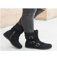 Avamo dame ženske zimske snežne čizme hodaju udobne srednje teleće cipele veličine US 4.5-11