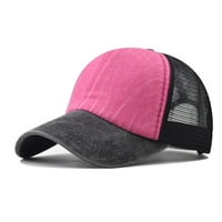 Gotyou Hats Modeble Blokiranje boje Baseball Cap Oprao pamuk sa efektom pilinga Sunčani šešir