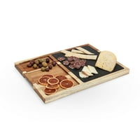 Ploča od sira, škriljevca i bagremovi rustikalni serviraju elegantne ploče od sira