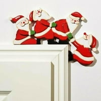 Božićni stolni ukras Znakovi-Joy Santa Claus Reindeer Centerpieces Drveni zabavni ukrasi za odmor Božićna zabava CenterPice Boutique