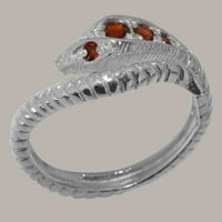 Britanci izrađeni sterling srebrni prirodni prsten ženskih permanata - Veličine opcije - Veličina 12