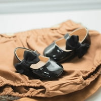 Djevojke za bebe Mary Jane Squins Crown Stanovi PU kožna svadbena zabava Princezo baleta cipela za dojenčad gumene jedinice prelažuju prve cipele za dječje cipele