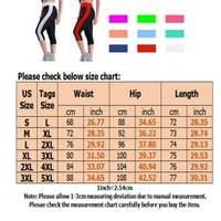 Velike čekiće kapri-ukrasi za žene - meka tanka temmska kontrola - Hlače za vježbe za trčanje biciklističkih joga vježbanja