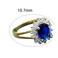 Bridalni prsten Fino izrada Nakit za nakit Poklon Žene Elegantni prst za prstenje za Prom