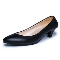 Ženska pumpa cipele niske gornje pumpe šiljaste nožne pete Ženske cipele otporne na cipele na crnoj boji 5