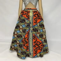 Afrička suknja za žene nacrtaju struk sa džepom afričke dame odjeće KG1198