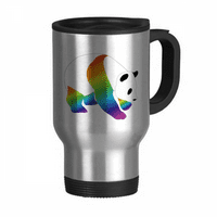 Rainbow Panda masovne životinje Travel kripka Flip poklopac od nehrđajućeg čelika Cup Thembler Thermos