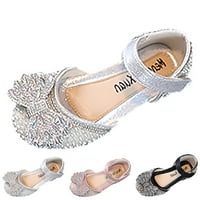CatAlem snježne čizme za velike djevojke veličine modne proljetne i ljetne djevojke plesne cipele princeza haljina mališana na cipelama srebrna godina