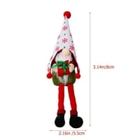 Božićni gnomi ukrasi prozor gnome ukras Plišani gnome lutka