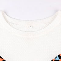 Zenker ženski džemperi, slatka odjeća za žene žene modni o-vrat Leopard Ispis udobnih džemper s dugim rukavima vrhovi