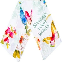Raširite krila Leptir tiskani brašno vreći kuhinjski ručnik dekor ukras