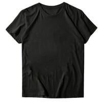 Košulje za žene Grafički tee Crew Crt majica Pulover Kratki rukav Top solidne boje kratkih rukava