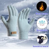 Muškarci i žene Zimske žene drže toplo dirljiv ekran pletene rukavice elastične meke rukavice sa punim prstima
