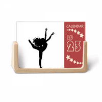 Sportska plesna plesačica Performanse Art Desk kalendar Desktop Dekoracija