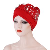 Ženska modna čvrsta boja vruća dijamantna biserna kakadnja žena ženska elastična kap za glavu kap za glavu za glavu putni dodaci