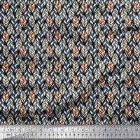Soimoi Japan Crepe saten tkanina ostavlja malu ispisnu tkaninu sa širokim dvorištem