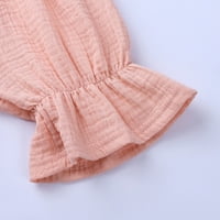 Dječja djevojka suknja Dječja haljina ljetna beba Kombinezona Solid Bowknot Slatka beba Romper Penjačka odjeća Chmora
