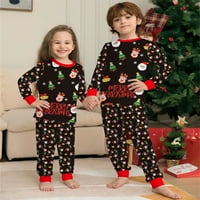 Obiteljski božićni pidžami meki pamučni PJS podudarni setovi za psa, bebu i djecu, tinejdžere i odrasle, dijete, godine